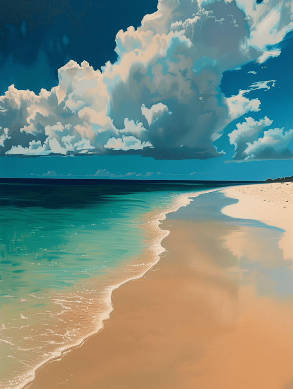 Turquoise Beach 8x10 Art Print