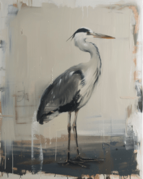 Great Blue Heron Impression 8x10 Art Print