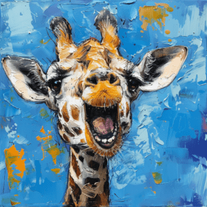 Unnatural Nature Giraffe Art Print