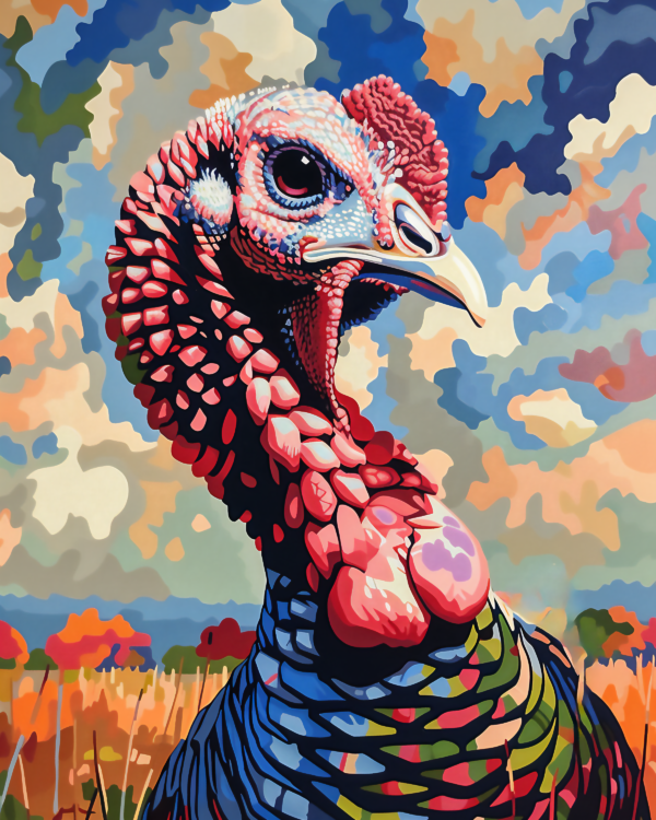 Wild Turkey - Mowbi's Wildlife Art Print Collection