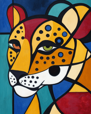 Abstract Jaguar - Abstract Artwork - Nature Wildlife Wall Art Print