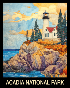 Lighthouse - Acadia Maine Souvenir Home Decor Wall Art Prints