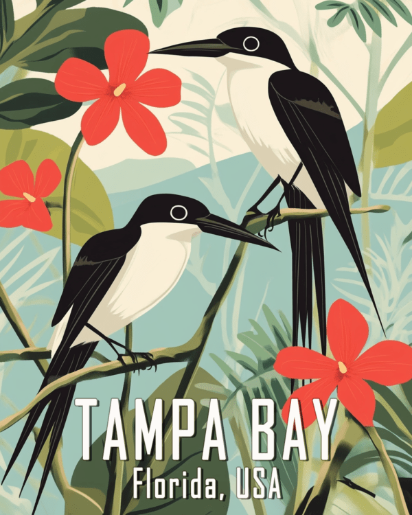 Namedop - Tampa Bay - Wall Art Print - Mowbi Ocean Theme