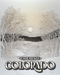 Winter Stream - Colorado Souvenir Home Decor Wall Art Prints