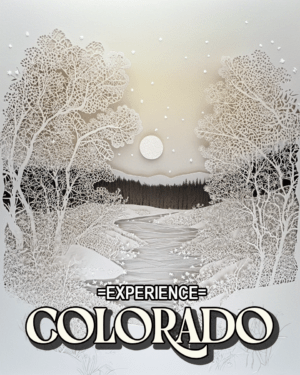 Winter Stream - Colorado Souvenir Home Decor Wall Art Prints