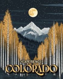 Midnight in the Mountains - Colorado Souvenir Home Decor Wall Art Prints