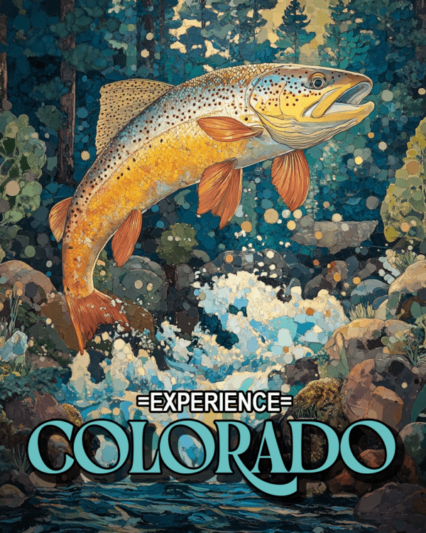 Trout Fishing - Colorado Souvenir Home Decor Wall Art Prints