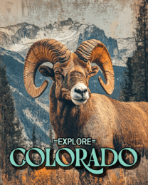 Bighorn Sheep - Colorado Souvenir Home Decor Wall Art Prints