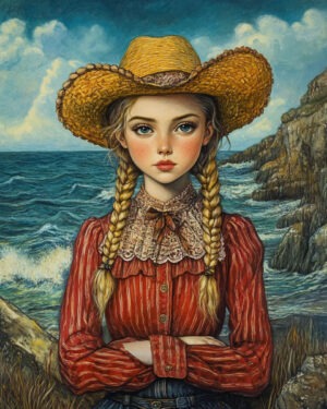 Coastal Cowgirl #7 - Western Decor Wall Art Print