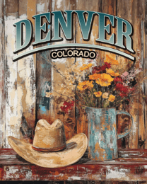 Denver Still Life - Colorado Souvenir Home Decor Wall Art Prints