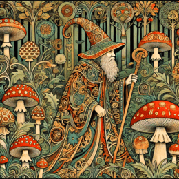 Art Nouveau Wizard - Wall Art Print