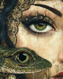 Lizard Eye - Low Brow Wall Art Print