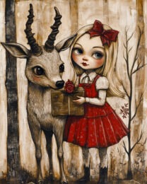 Gift for Deer - Low Brow Wall Art Print