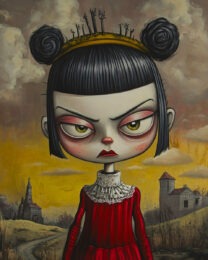 Pissed Off Nancy - Low Brow Wall Art Print