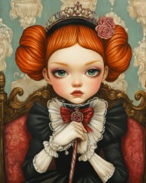 Princess Priscilla - Low Brow Wall Art Print