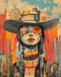 Southwest Sister - Low Brow Wall Art Print