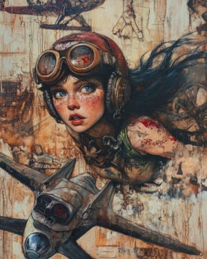 Aviator - Low Brow Wall Art Print