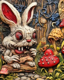 Mad Hare - Low Brow Wall Art Print