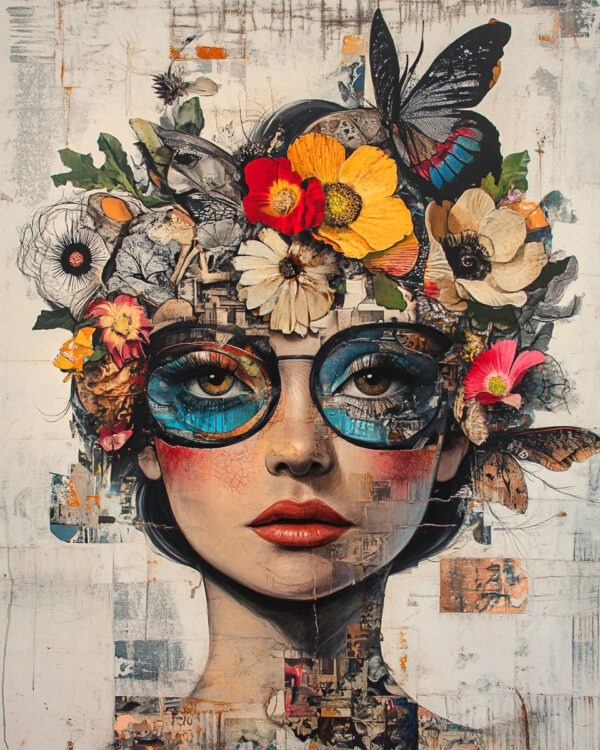 Flowerful - Low Brow Wall Art Print