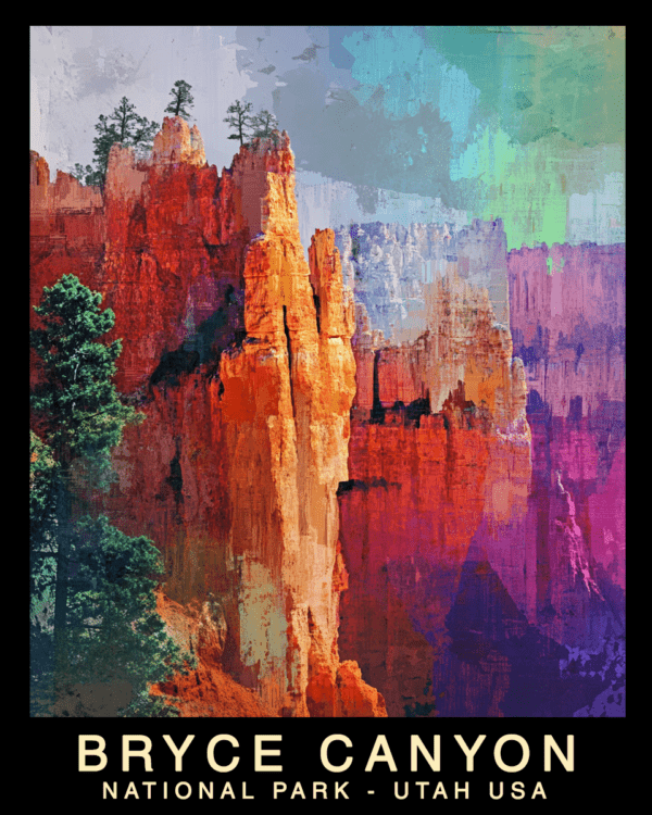 Coming Storm - Bryce Canyon Souvenir Home Decor Wall Art Prints