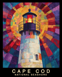 Abstract Lighthouse - Cape Cod Souvenir Home Decor Wall Art Prints