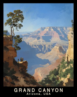 Overlook - Grand Canyon Souvenir Home Decor Wall Art Prints