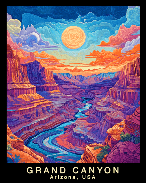 Mystical - Grand Canyon Souvenir Home Decor Wall Art Prints