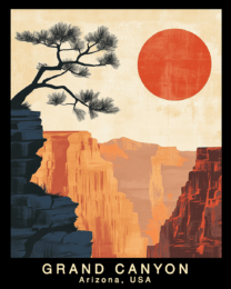 Zen - Grand Canyon Souvenir Home Decor Wall Art Prints