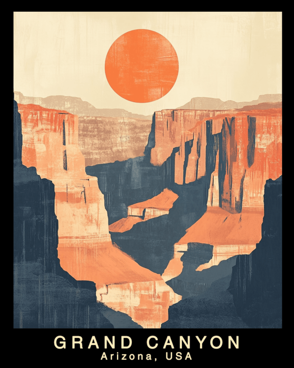 Sunrise - Grand Canyon Souvenir Home Decor Wall Art Prints