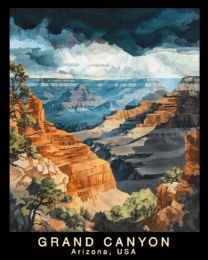 Stormy - Grand Canyon Souvenir Home Decor Wall Art Prints