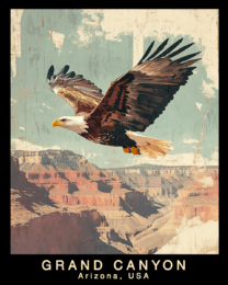 Bald Eagle - Grand Canyon Souvenir Home Decor Wall Art Prints