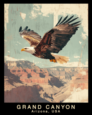 Bald Eagle - Grand Canyon Souvenir Home Decor Wall Art Prints