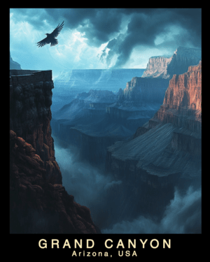 Flying High - Grand Canyon Souvenir Home Decor Wall Art Prints