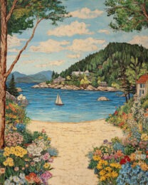 Folk Art Island Beach