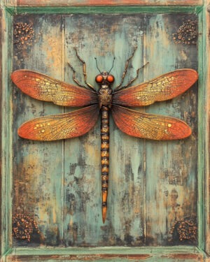 Folk Art Dragonfly