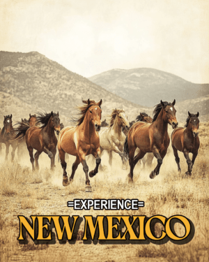 Herd of Horses - New Mexico Souvenir Home Decor Wall Art Prints