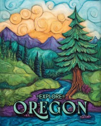 BOHO Stream - Oregon Souvenir Art Print Collection