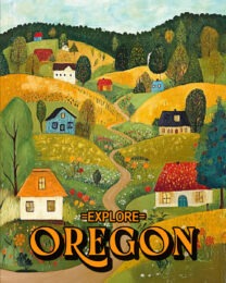 Folk Art Hill Country - Oregon Souvenir Art Print Collection