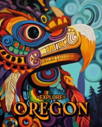 BOHO Eagle - Oregon Souvenir Art Print Collection