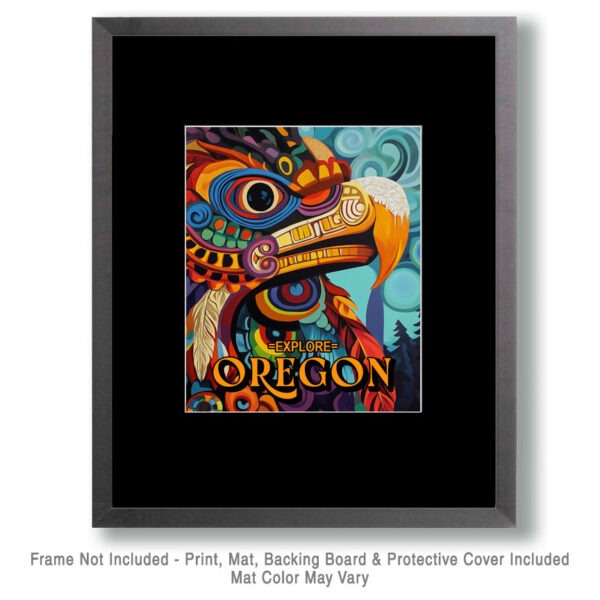 BOHO Eagle - Oregon Souvenir Art Print Collection