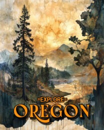 Stormy Day - Oregon Souvenir Art Print Collection