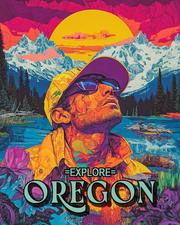 Sportsman - Oregon Souvenir Art Print Collection