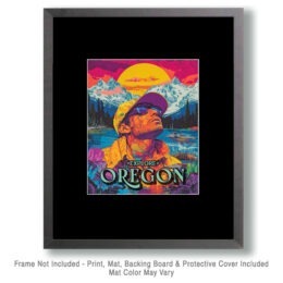 Sportsman - Oregon Souvenir Art Print Collection