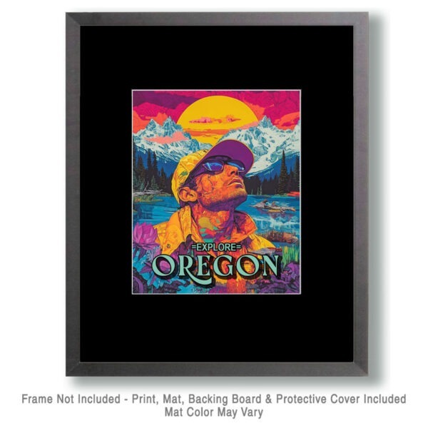 Sportsman - Oregon Souvenir Art Print Collection