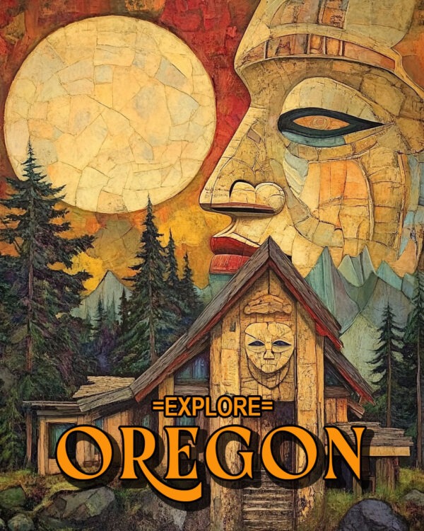 Great Spirit - Oregon Souvenir Art Print Collection