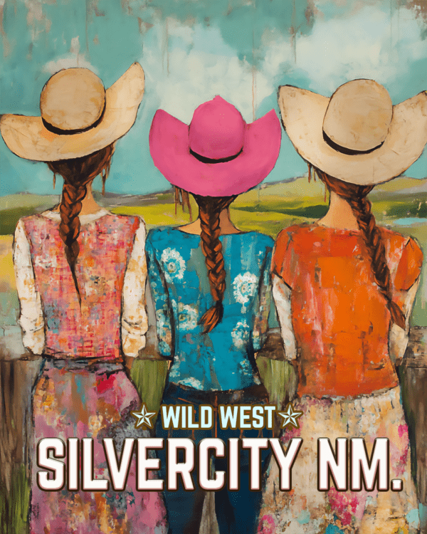 Three Cowgirls - New Mexico Souvenir Home Decor Wall Art Prints