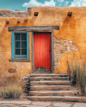 Adobe House - Western and Southwestern Home Decor Wall Art Prints