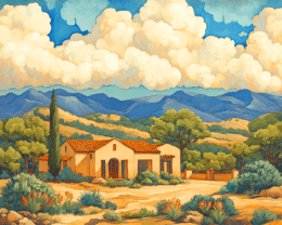 Southwest Landscape #3 - Western and Southwestern Home Decor Wall Art Prints