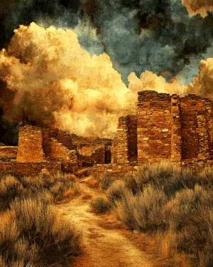 Ancient Pueblo #3 - Western and Southwestern Home Decor Wall Art Prints