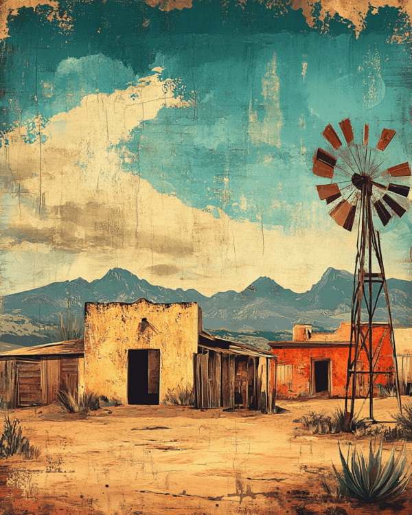 Vintage Style Ranch - Western and Southwestern Home Decor Wall Art Prints